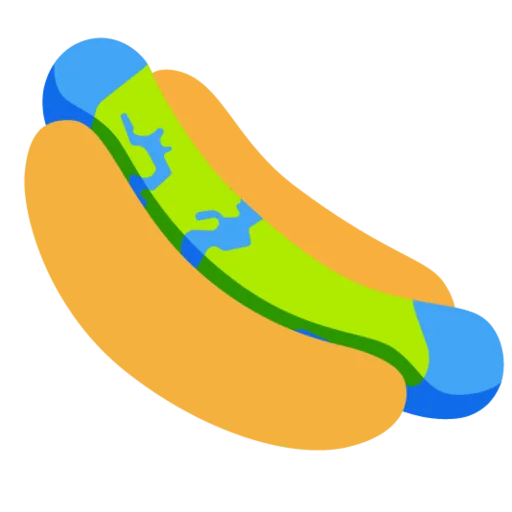 Эмодзи hot dogi dog