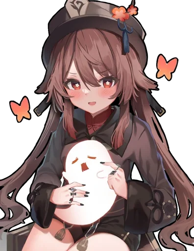 Эмодзи Hu Tao (genshin_impact)