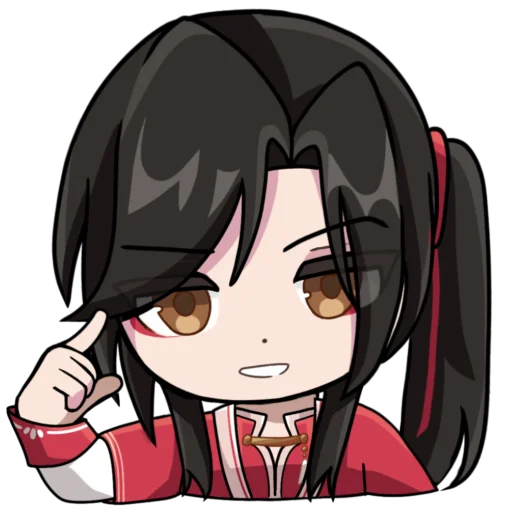 Эмодзи Hua Cheng genshin chibi
