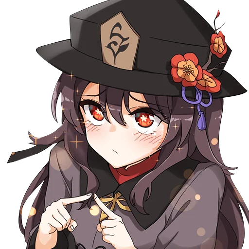 Эмодзи hu tao waifu