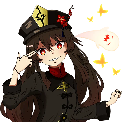 Эмодзи hu tao waifu