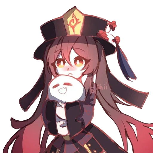 Эмодзи hu tao waifu