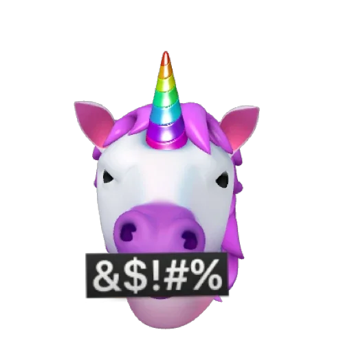 Эмодзи Единорожка