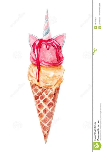 Эмодзи Мороженое