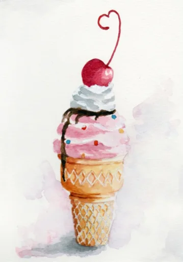 Эмодзи Мороженое