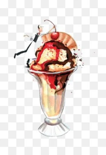 Эмодзи Мороженое