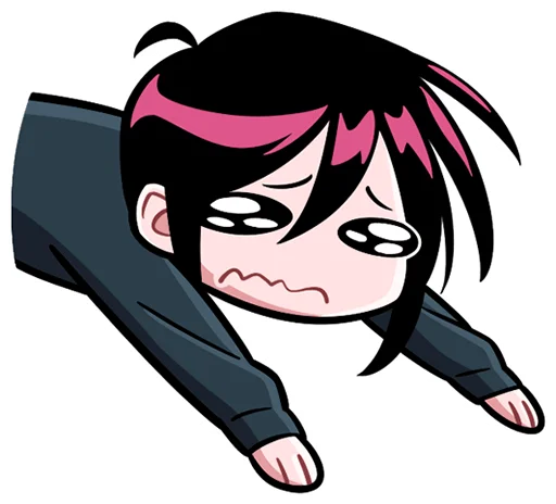 Эмодзи Икки и Мори без надписей