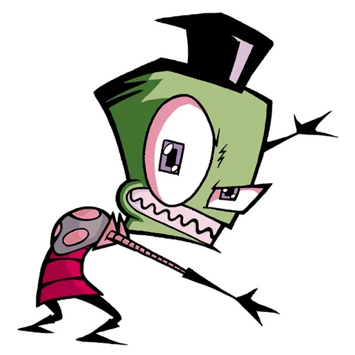 Эмодзи Invader Zim