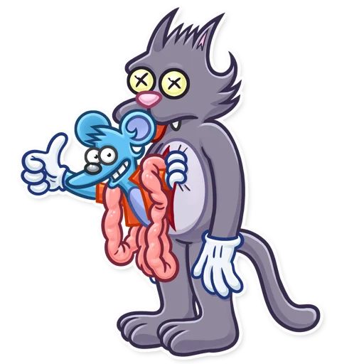 Эмодзи The Itchy and Scratchy