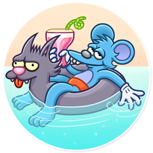 Эмодзи The Itchy and Scratchy