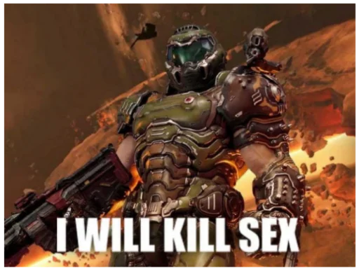 Эмодзи I WILL KILL SEX