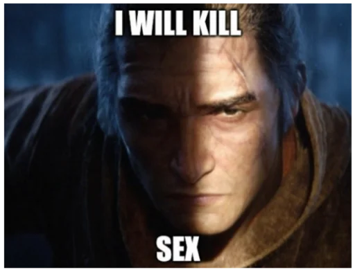 Эмодзи I WILL KILL SEX