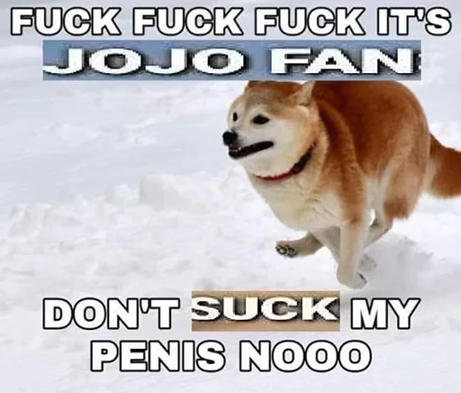 Эмодзи Jojo cringe