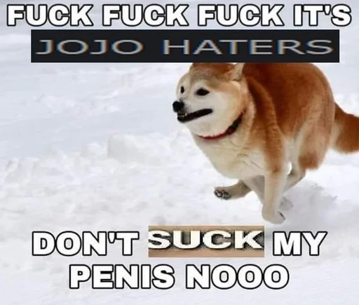 Эмодзи Jojo cringe