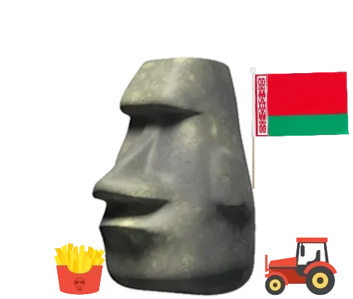Эмодзи Moyai statue