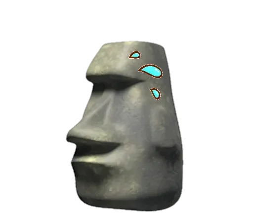 Эмодзи Moyai statue