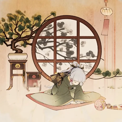 Эмодзи Kamisato Ayaka