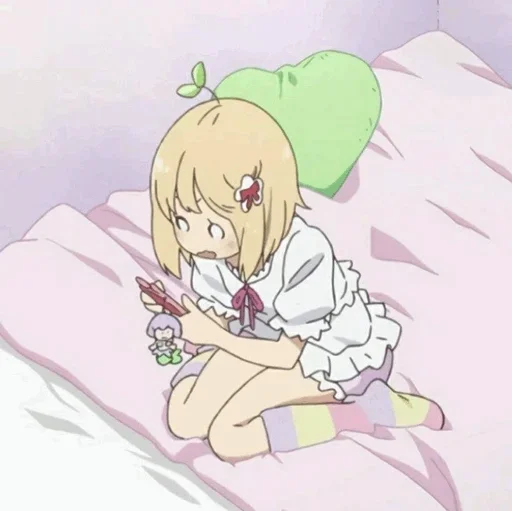 Эмодзи Касэ и Пурпурный вьюнок