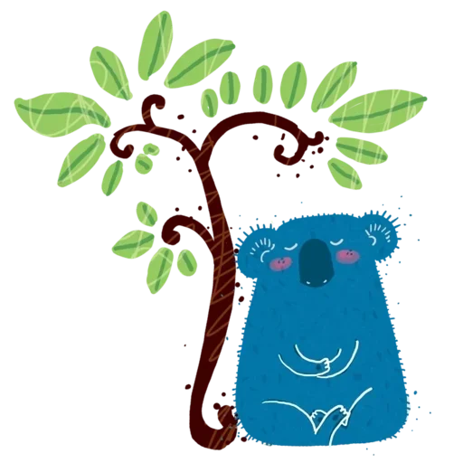 Эмодзи Keep calm like Koala