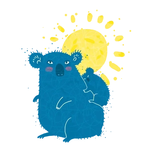 Эмодзи Keep calm like Koala