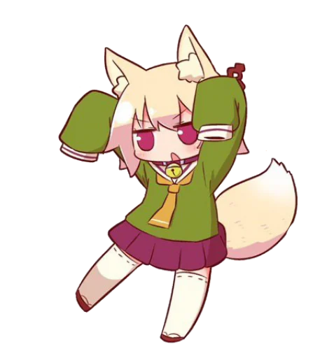 Эмодзи Kemomimi-chan