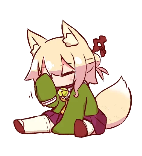 Эмодзи Kemomimi-chan