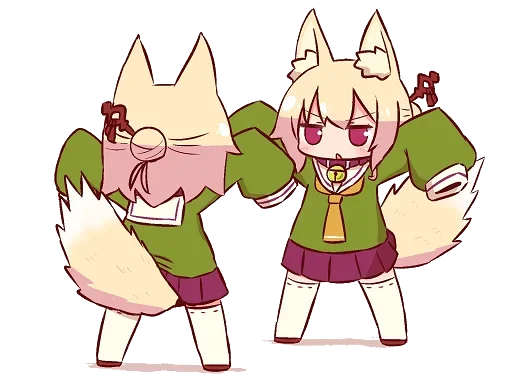 Эмодзи Kemomimi-chan