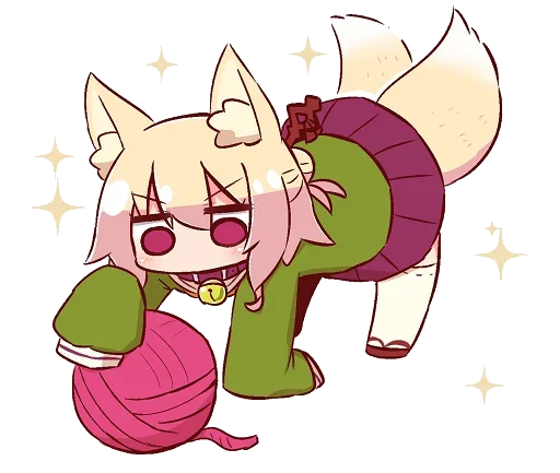Эмодзи Kemomimi-chan