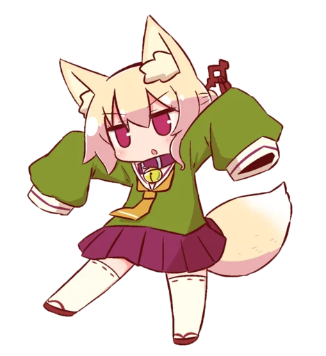 Эмодзи kemomimi-chan