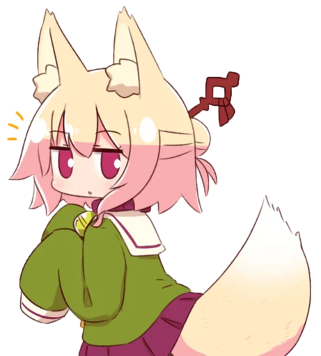 Эмодзи kemomimi-chan