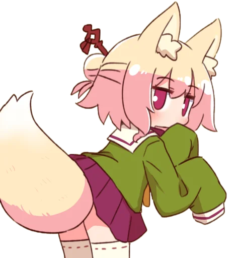 Эмодзи kemomimi-chan