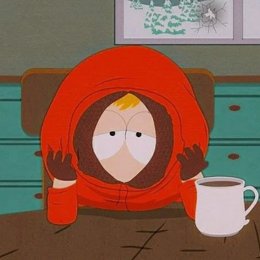 Эмодзи South Park::Kenny McCormick;;