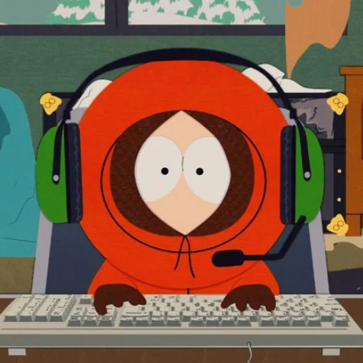 Эмодзи South Park::Kenny McCormick;;