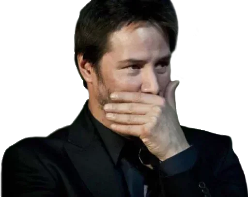 Эмодзи Киану такой лапочка