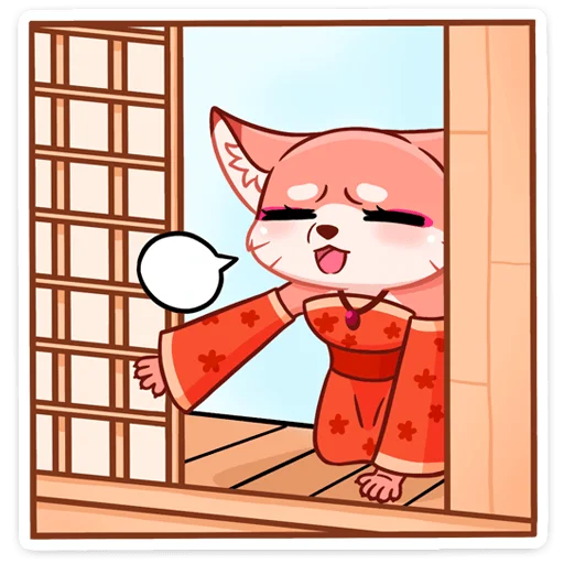 Эмодзи Кицунэ Аи