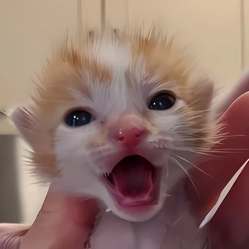 Эмодзи kitten kawaii