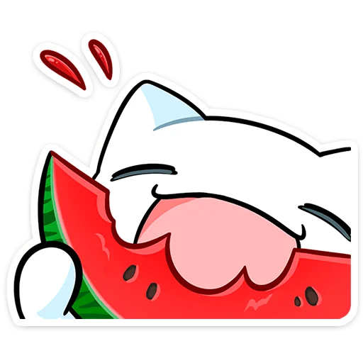 Эмодзи Кисятки на отдыхе