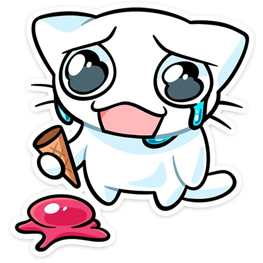 Эмодзи Кисятки на отдыхе