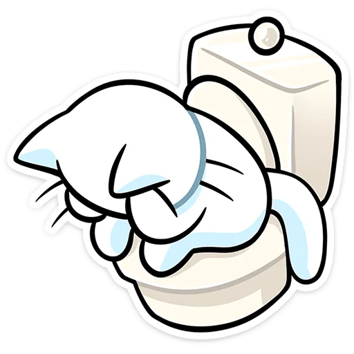 Эмодзи Кисятки на отдыхе