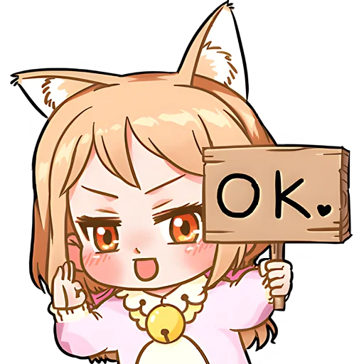 Эмодзи Киса тян