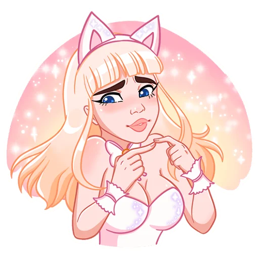 Эмодзи Кошечка Каталина