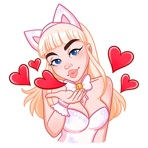 Эмодзи Кошечка Каталина