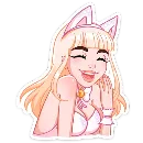 Эмодзи Кошечка Каталина