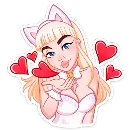 Эмодзи Кошечка Каталина