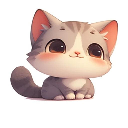 Эмодзи Котенок Луни