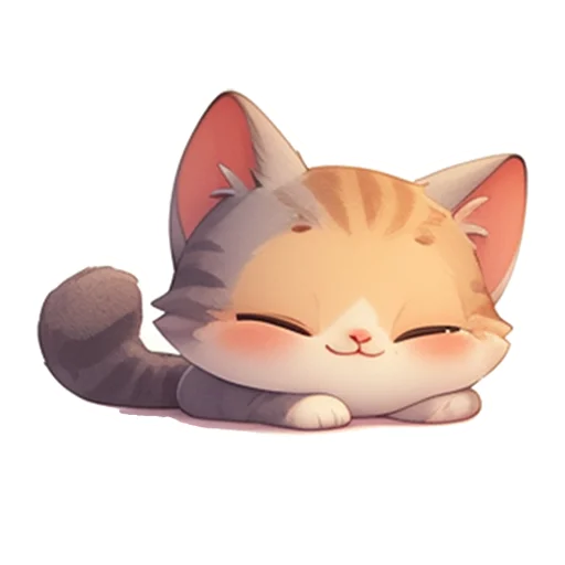 Эмодзи Котенок Луни