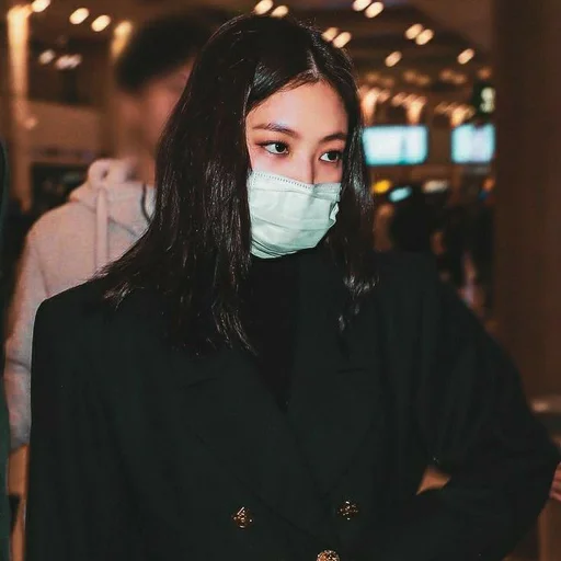 Эмодзи kim jennie dark