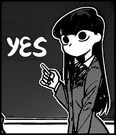Эмодзи Komi-san