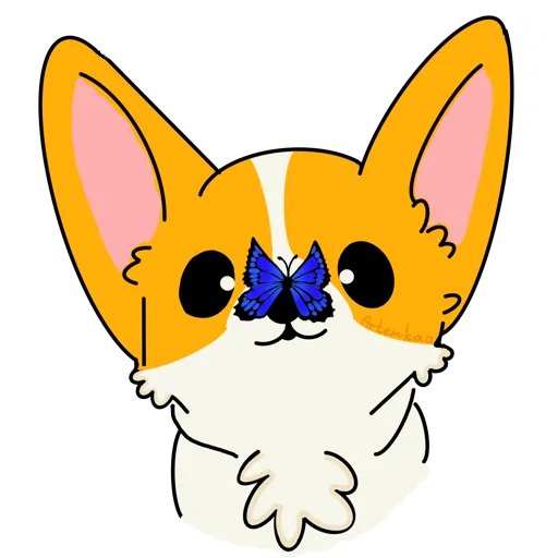 Эмодзи Корги