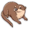 Эмодзи Выдра